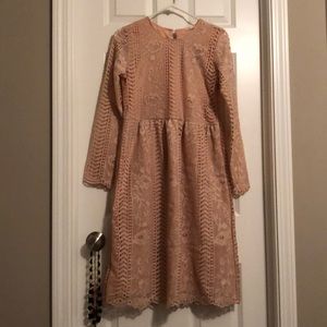 Blush Lace Dress